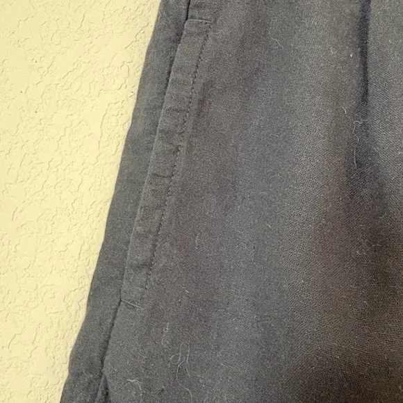 Free Assembly Black Linen Blend Women’s Shorts Sleek Everyday Staple Size Medium - Picture 8 of 14